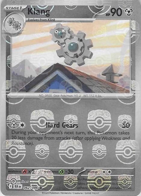 Black Bolt Klang [Master-Ball] Pokémon card